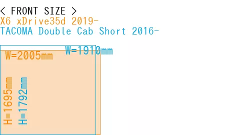 #X6 xDrive35d 2019- + TACOMA Double Cab Short 2016-